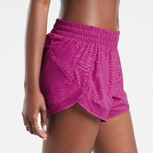 Athleta Printed Mesh Racer Run Short 4" in Fiji Magnolia Size Small
